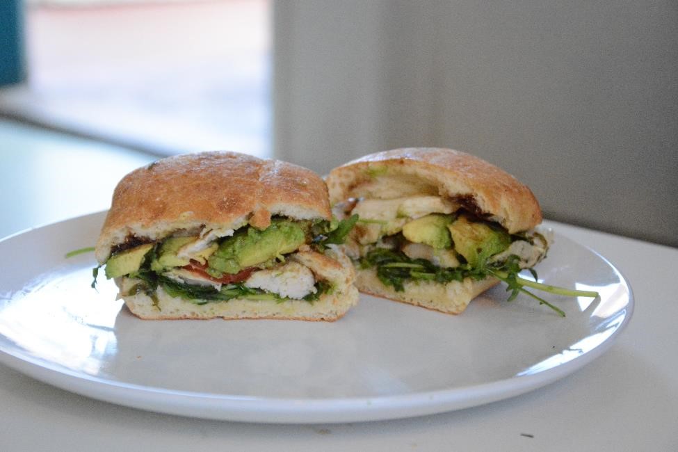 CHICKEN PESTO SANDWICHES